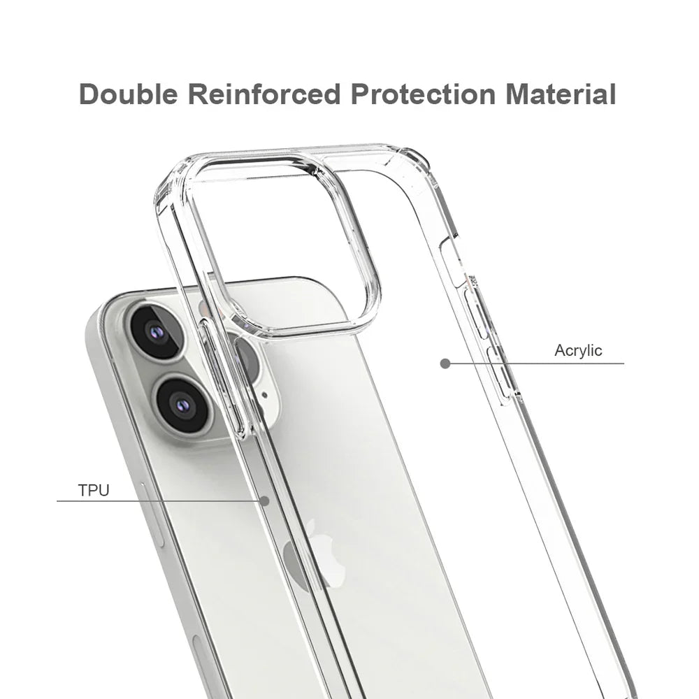 Armor-X Ahn Shockproof Protective Case For iPhone 13 Pro - Clear - Tashqila Armor-X Ahn Shockproof Protective Case For iPhone 13 Pro - Clear - Tashqila